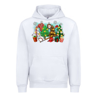 White christmas trees with baseball Urban Hoodie - Zillion Design Studio