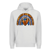Dove Grey basketball rainbow Premium Hoodie - Zillion Design Studio