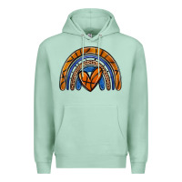 Seafoam basketball rainbow Premium Hoodie - Zillion Design Studio