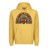 Antique Gold basketball rainbow Premium Hoodie - Zillion Design Studio