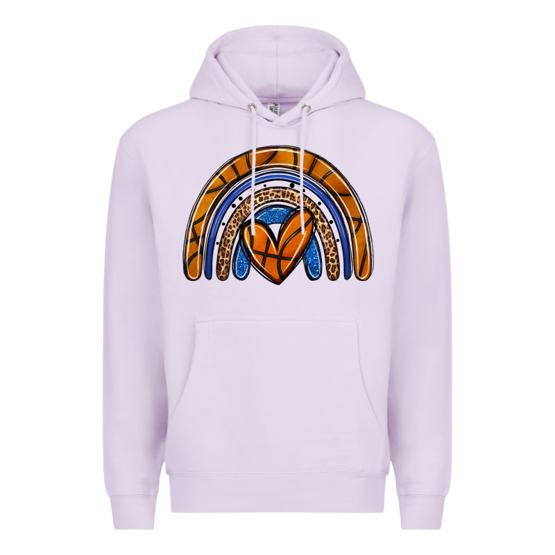 Basketball Rainbow Premium Hoodie by Zillion Design Studio | Teevron