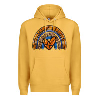 Mustard basketball rainbow Premium Hoodie - Zillion Design Studio