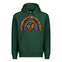 Sports Green basketball rainbow Premium Hoodie - Zillion Design Studio