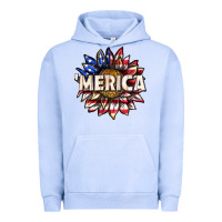Pigment Grape Ice merica with sunflower Urban Hoodie - texasbilliewilder