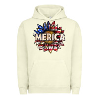 Pigment Pistachio merica with sunflower Urban Hoodie - texasbilliewilder