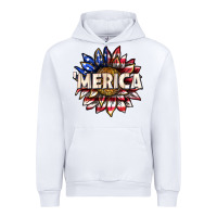White merica with sunflower Urban Hoodie - texasbilliewilder
