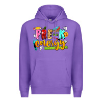 Purple pre k energy Premium Hoodie - texasbilliewilder