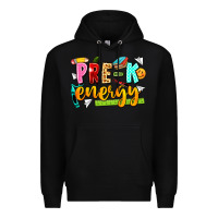 Black pre k energy Premium Hoodie - texasbilliewilder