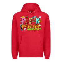 Red pre k energy Premium Hoodie - texasbilliewilder