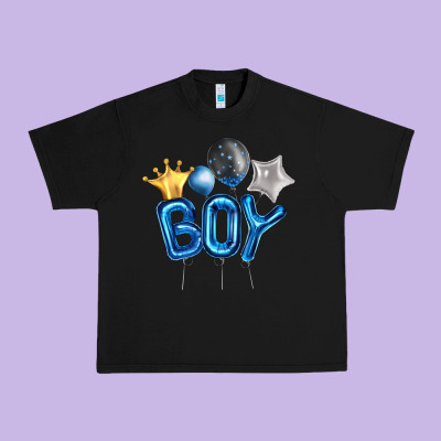 Birthday Boy Balloon Urban Heavy Tee Designed By Artiststas
