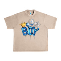 French Oak Birthday Boy Balloon Urban Heavy Tee - Artiststas