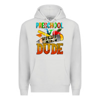 Dove Grey preschool dude Premium Hoodie - texasbilliewilder