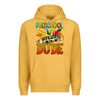 Mustard preschool dude Premium Hoodie - texasbilliewilder