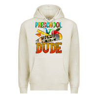 Oatmeal Heather preschool dude Premium Hoodie - texasbilliewilder