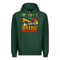 Sports Green preschool dude Premium Hoodie - texasbilliewilder