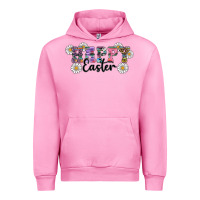 Fuchsia Pink happy easter daisys Urban Hoodie - RanaPortraitStore