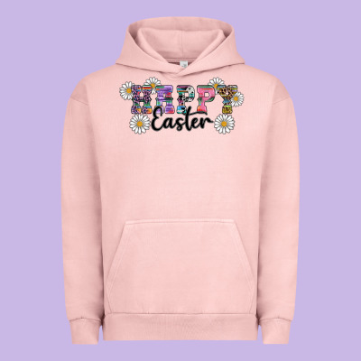 Urban Hoodie happy easter daisys
