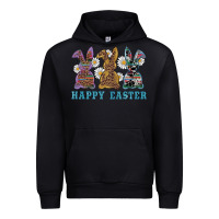Black easter western bunnys happy easter Urban Hoodie - RanaPortraitStore