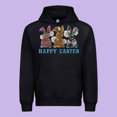 Urban Hoodie easter western bunnys happy easter