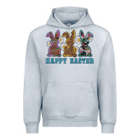 Heather Grey easter western bunnys happy easter Urban Hoodie - RanaPortraitStore