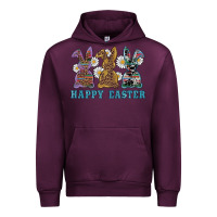 Mauve Wine easter western bunnys happy easter Urban Hoodie - RanaPortraitStore