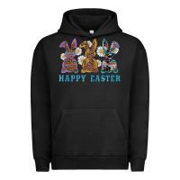 Pigment Black easter western bunnys happy easter Urban Hoodie - RanaPortraitStore