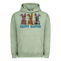 Pigment Oil Green easter western bunnys happy easter Urban Hoodie - RanaPortraitStore