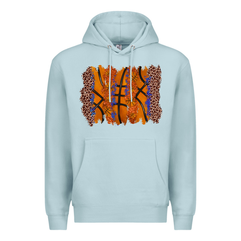 Basketball Brushstroke Premium Hoodie by Zillion Design Studio | Teevron