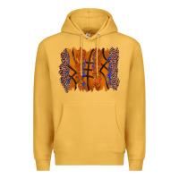 Mustard basketball brushstroke Premium Hoodie - Zillion Design Studio