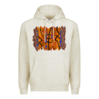 Oatmeal Heather basketball brushstroke Premium Hoodie - Zillion Design Studio