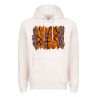 Pale Pink basketball brushstroke Premium Hoodie - Zillion Design Studio