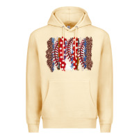 Pina Colada baseball brushstroke Premium Hoodie - Zillion Design Studio
