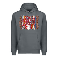 Rock baseball brushstroke Premium Hoodie - Zillion Design Studio