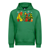 Emerald christmas trees with softball Urban Hoodie - Zillion Design Studio
