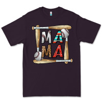 Plum baseball mama Premium Tee - CowhideDigitalArt