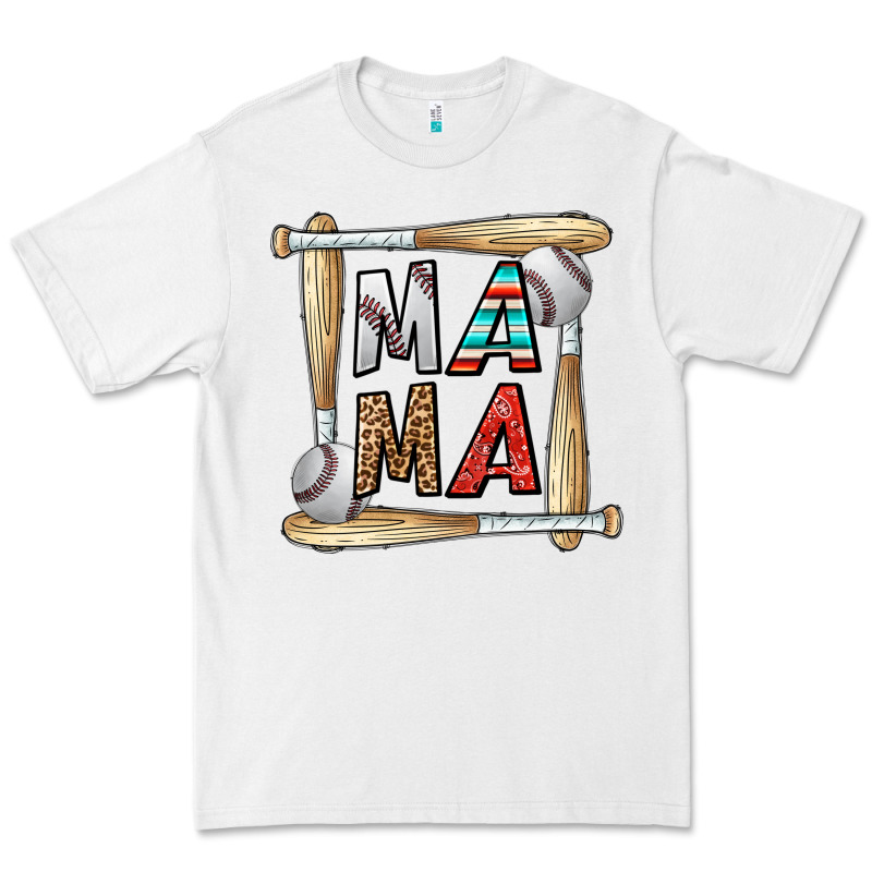Baseball Mama Premium Tee by CowhideDigitalArt | Teevron