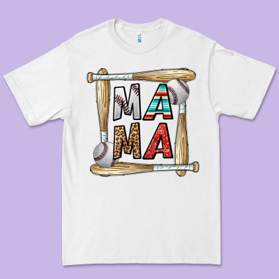 Baseball Mama Premium Tee Designed By Cowhidedigitalart