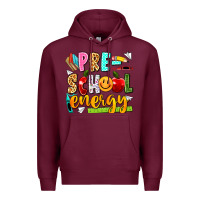Burgundy pre school energy Premium Hoodie - texasbilliewilder