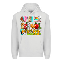 Dove Grey pre school energy Premium Hoodie - texasbilliewilder