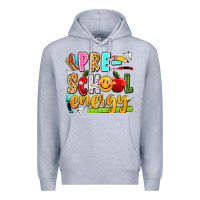 Heather Grey pre school energy Premium Hoodie - texasbilliewilder