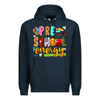 Navy pre school energy Premium Hoodie - texasbilliewilder