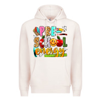 Pale Pink pre school energy Premium Hoodie - texasbilliewilder