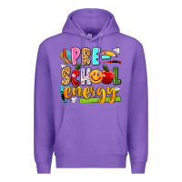 Purple pre school energy Premium Hoodie - texasbilliewilder