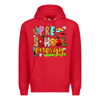Red pre school energy Premium Hoodie - texasbilliewilder