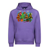 Tulip christmas trees with basketball Urban Hoodie - Zillion Design Studio