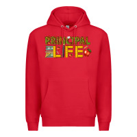Red principal life Premium Hoodie - texasbilliewilder