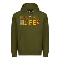 Army Green principal life Premium Hoodie - texasbilliewilder