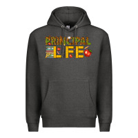 Charcoal Heather principal life Premium Hoodie - texasbilliewilder