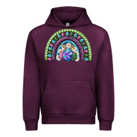 Mauve Wine easter rainbow Urban Hoodie - RanaPortraitStore