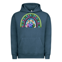 Pigment Midnight Navy easter rainbow Urban Hoodie - RanaPortraitStore